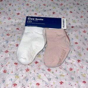 Baby girl socks  6 -12m